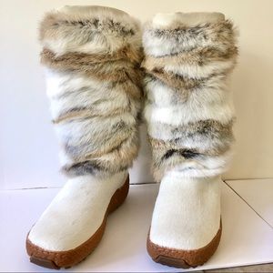 Oscar Sport Rabbit Fur + Calfskin Boots